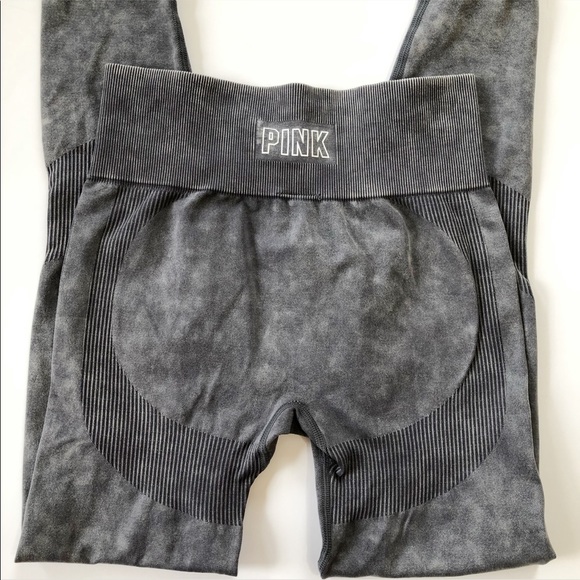 Pink Victoria’s Secret Seamless Workout Leggings Grey - Picture 6 of 10